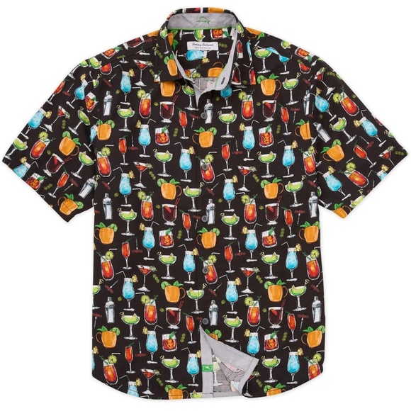 TOMMY BAHAMA Men's Veracruz Cay All Nighter Short Sleeve Woven Shirt - XL - Picture 7 of 13